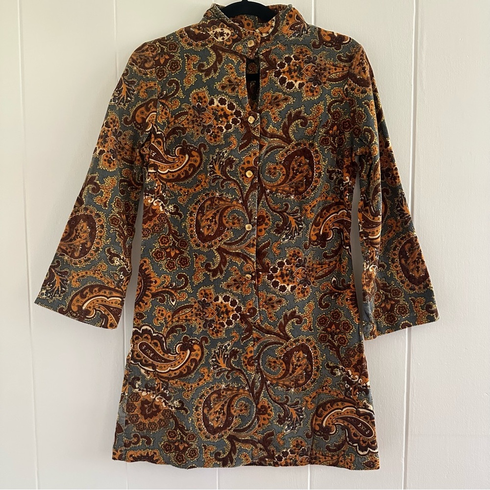 Vintage Paisley Dress